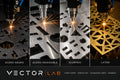 Corte laser fibra óptica